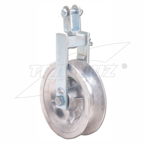 Polea de tendido de aluminio