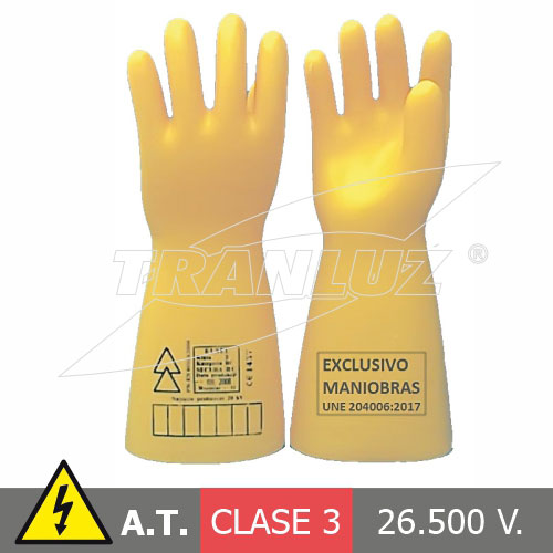 Foto Guantes-Dielectricos-Clase-3-Alta-Tensión TLE418