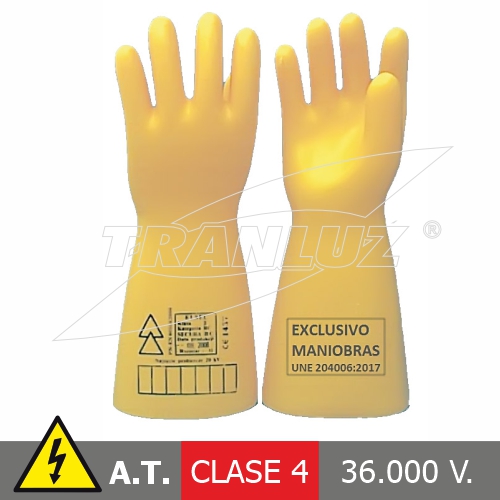 Foto TLH266 Guantes Dielectricos Clase 4 Alta Tensión