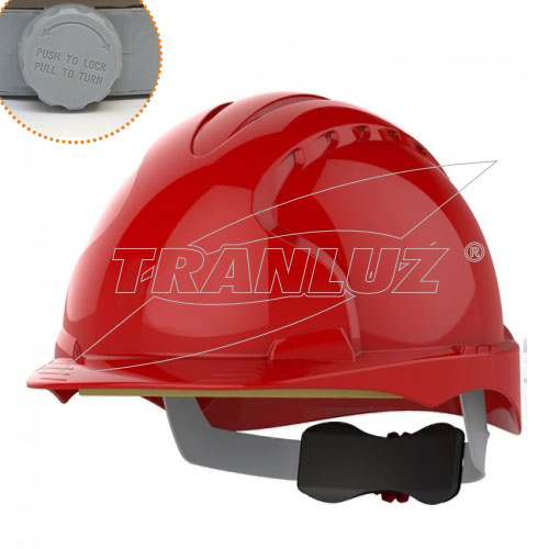Foto Casco de Protección EVO3 con Roldana Rojo TLH442