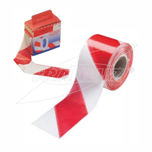 Cinta de Señalización y Balizamiento Blanca y Roja